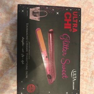 Purple glittery CHI straightener